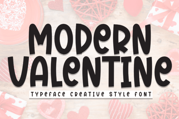 Modern Valentine Font
