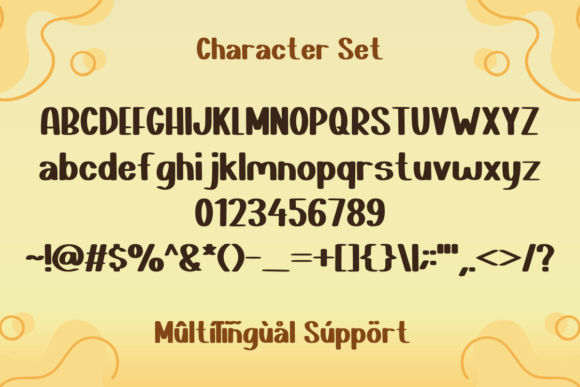 Modern Summer Font preview 3