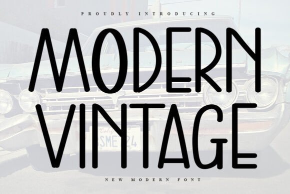 Modern Vintage Font