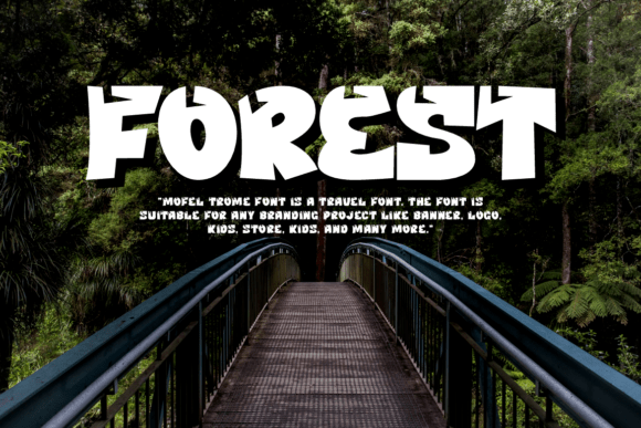 Mofel Trome Font preview 3