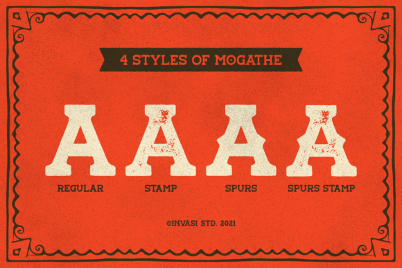Mogathe Font preview 2