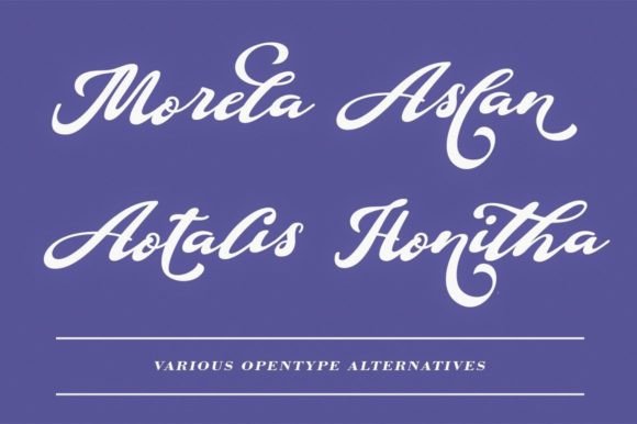 Mogetson Font preview 3