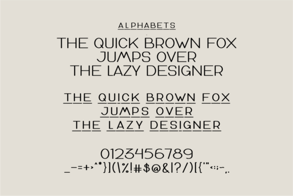 Mokabella Font preview 3