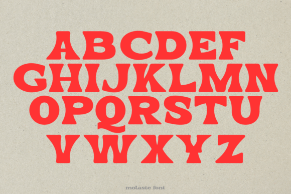Molaste Font preview 3