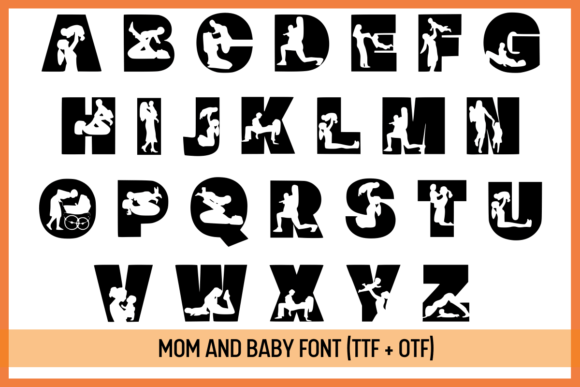 Mom and Baby Font preview 2