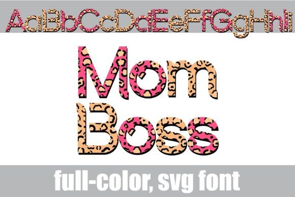 Mom Boss Font preview 3