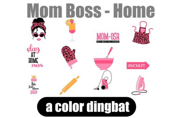 Mom Boss Font preview 4