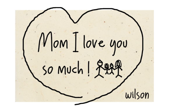 Mom I Love You so Much Font