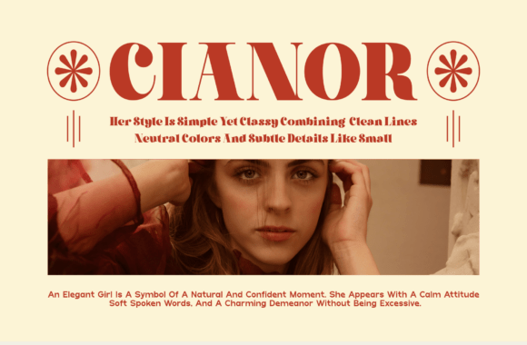 Aelica Font preview 2