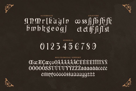 Monastery Font preview 3