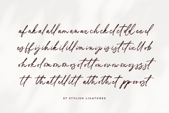 Aesthete Signature Font preview 2