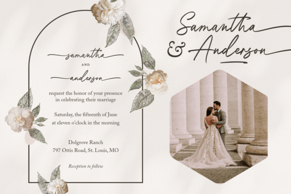 Aesthete Signature Font preview 4
