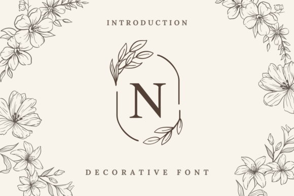 Monday Monogram Font preview 2