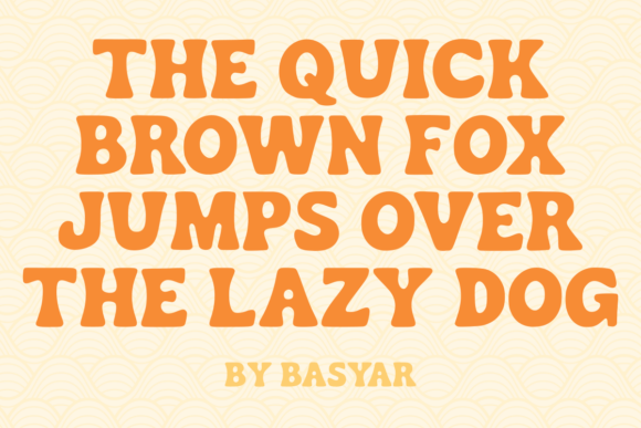 Monday Retro Font preview 4