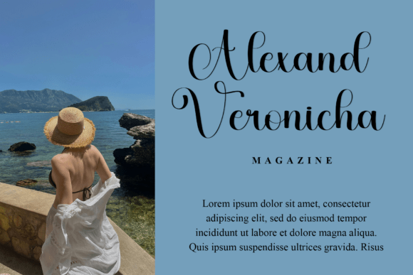 Monday Vacation Font preview 2