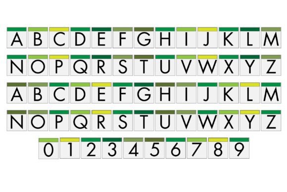 Moniker Green Font preview 2