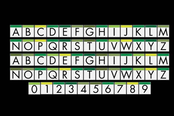 Moniker Green Font preview 3