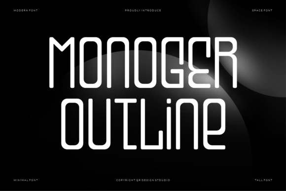 Monoger Outline Font