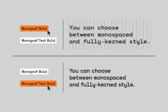 Monograf Font preview 4
