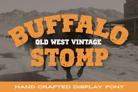 Buffalo Stomp Font preview 2