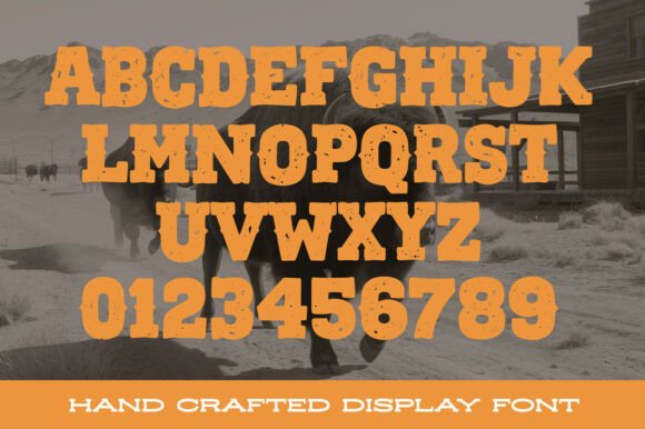 Buffalo Stomp Font preview 3