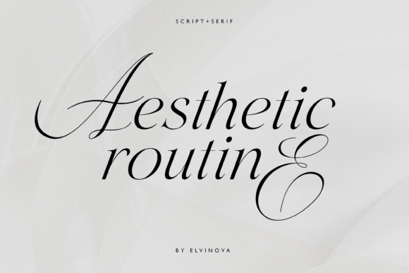 Aesthetic Routine Duo Font