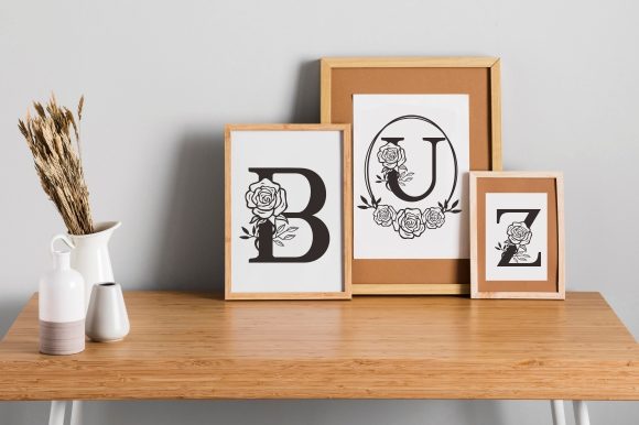 Monogram and Rose Font preview 2
