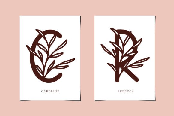 Monogram Cadacia Floral Font preview 3