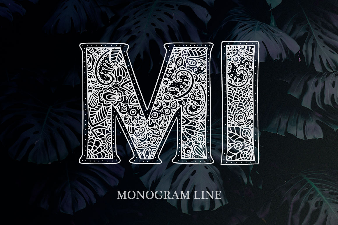 Monogram Font Family Font preview 2