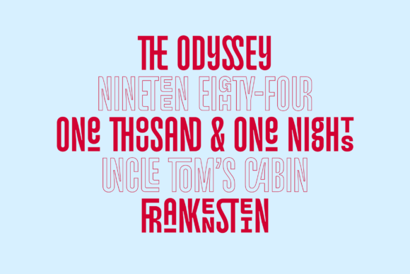 Monologue Font preview 2