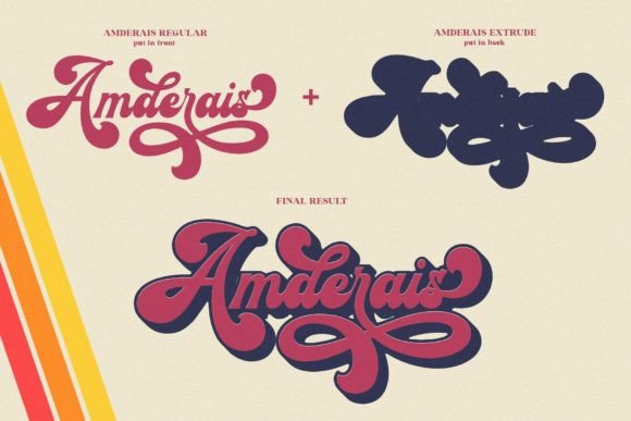 Amderais Font preview 2
