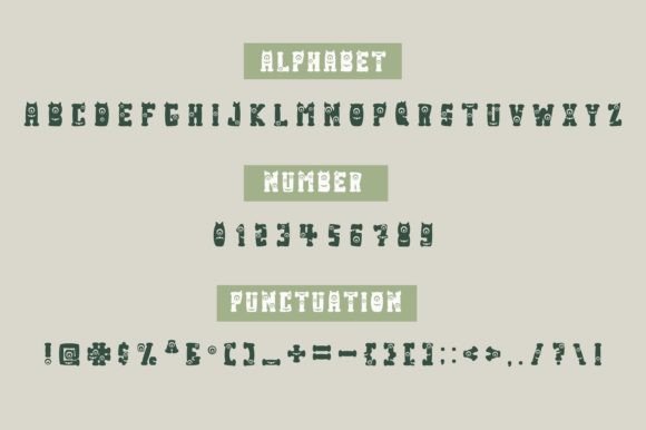 Monstar Font preview 2