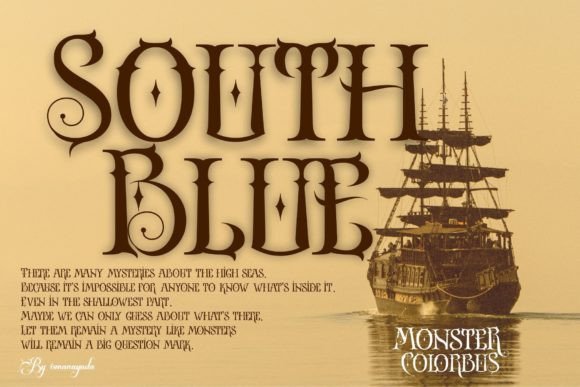 Monster Colorbus Font preview 2