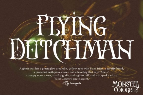 Monster Colorbus Font preview 3