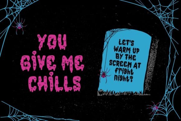 Monster Drip Font preview 2