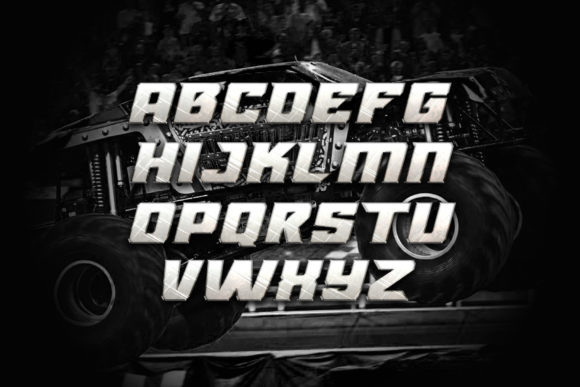 Monster Truck Font preview 3