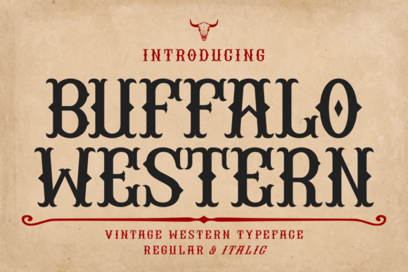 Buffalo Western Font