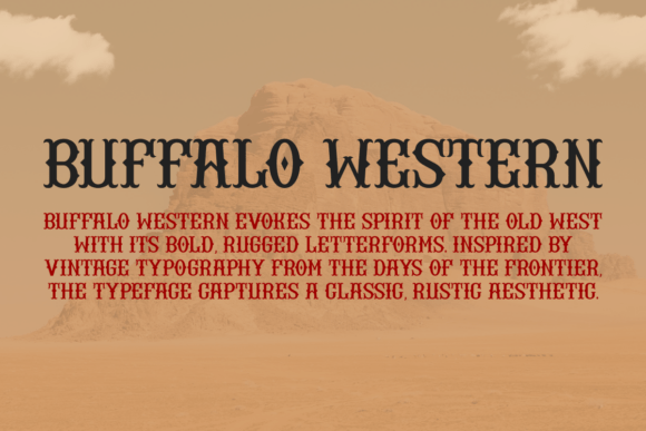 Buffalo Western Font preview 2