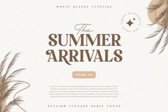 Monte Blance Font preview 4