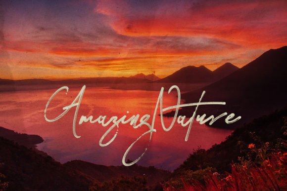 Affect Font preview 3