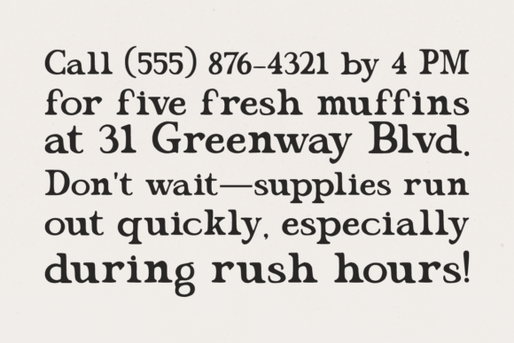Montilge Font preview 3