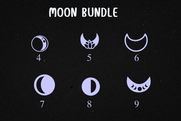 Moon Bundle Font preview 4