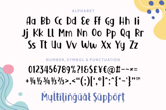 Affiline Font preview 4
