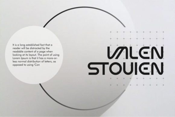 Moon Walk Font preview 2