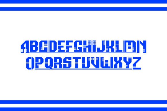 Builder Block Font preview 2