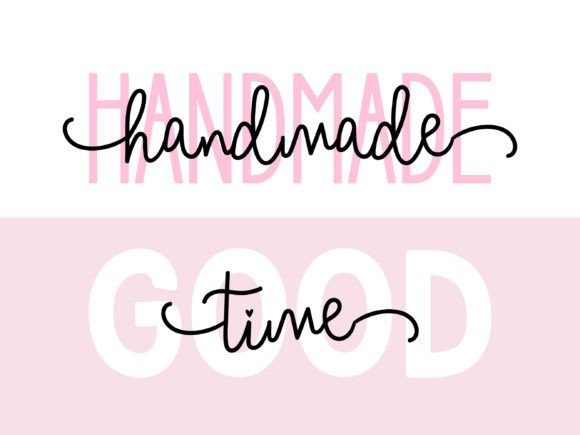 More Good Vibes Duo Font preview 2