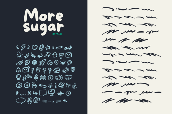More Sugar Font preview 3