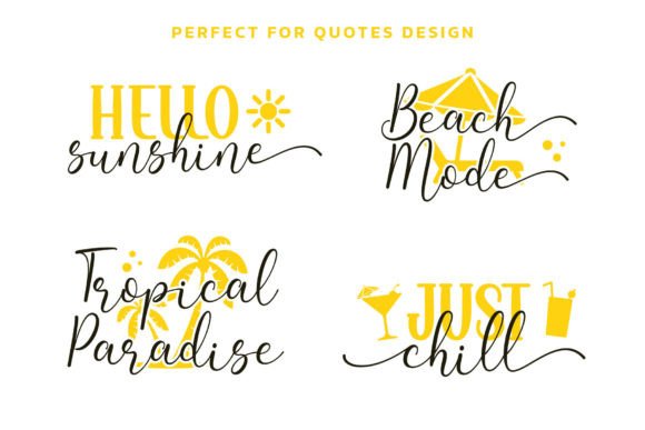 More Summer Duo Font preview 4