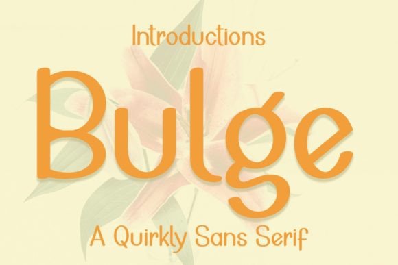 Bulge Font
