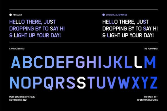 Morheus Font preview 4